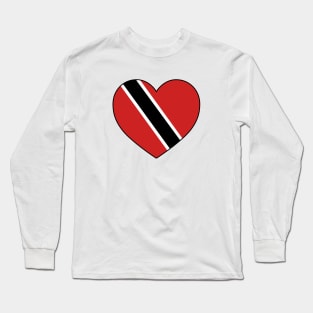 Heart - Trinidad and Tobago Long Sleeve T-Shirt